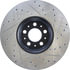 127.39048R by STOPTECH - StopTech Sport Drilled & Slotted Brake Rotor; Front Right