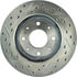 127.40005L by STOPTECH - StopTech Sport Drilled & Slotted Brake Rotor; Front Left