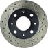 127.40005L by STOPTECH - StopTech Sport Drilled & Slotted Brake Rotor; Front Left
