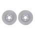 4512-32000 by DYNAMIC FRICTION COMPANY - Geospec Rotors with 5000 Advanced Brake Pads includes Hardware