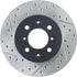 127.40021R by STOPTECH - StopTech Sport Drilled & Slotted Brake Rotor; Front Right
