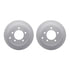 4512-39054 by DYNAMIC FRICTION COMPANY - GEOSPEC Coated Rotors with 5000 Brake Pads - Ceramic and Hardware