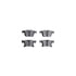 4512-39068 by DYNAMIC FRICTION COMPANY - GEOSPEC Coated Rotors with 5000 Brake Pads - Ceramic and Hardware