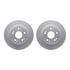 4512-59130 by DYNAMIC FRICTION COMPANY - GEOSPEC Coated Rotors with 5000 Brake Pads - Ceramic and Hardware