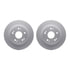 4512-59131 by DYNAMIC FRICTION COMPANY - GEOSPEC Coated Rotors with 5000 Brake Pads - Ceramic and Hardware