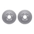 4512-59137 by DYNAMIC FRICTION COMPANY - GEOSPEC Coated Rotors with 5000 Brake Pads - Ceramic and Hardware