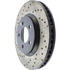 128.61086R by STOPTECH - StopTech Sport Cross Drilled Brake Rotor; Front Right