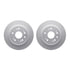 4512-59163 by DYNAMIC FRICTION COMPANY - GEOSPEC Coated Rotors with 5000 Brake Pads - Ceramic and Hardware