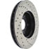 128.61100R by STOPTECH - StopTech Sport Cross Drilled Brake Rotor; Front Right