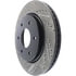 127.42090CR by STOPTECH - StopTech Sport Cryo Drilled & Slotted Brake Rotor; Front Right