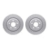 4512-59182 by DYNAMIC FRICTION COMPANY - GEOSPEC Coated Rotors with 5000 Brake Pads - Ceramic and Hardware