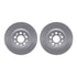 4512-59495 by DYNAMIC FRICTION COMPANY - Geospec Rotors with 5000 Advanced Brake Pads includes Hardware