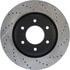 127.42099L by STOPTECH - StopTech Sport Drilled & Slotted Brake Rotor; Front Left
