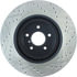 127.42100R by STOPTECH - StopTech Sport Drilled & Slotted Brake Rotor; Front Right