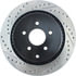 127.42105R by STOPTECH - StopTech Sport Drilled & Slotted Brake Rotor; Rear Right