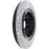 127.42105R by STOPTECH - StopTech Sport Drilled & Slotted Brake Rotor; Rear Right