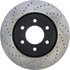 StopTech 127.42111R Disc Brake Rotor StopTech Sport Drilled & Slotted Brake Rotor; Front Right