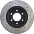 StopTech 127.42111R Disc Brake Rotor StopTech Sport Drilled & Slotted Brake Rotor; Front Right