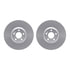 4512-63206 by DYNAMIC FRICTION COMPANY - GEOSPEC Coated Rotors with 5000 Brake Pads - Ceramic and Hardware