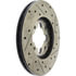 127.44017R by STOPTECH - Sport Drilled & Slotted Brake Rotor, Front Right