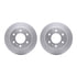 4512-63245 by DYNAMIC FRICTION COMPANY - Geospec Rotors with 5000 Advanced Brake Pads includes Hardware