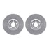 4512-63486 by DYNAMIC FRICTION COMPANY - Geospec Rotors with 5000 Advanced Brake Pads includes Hardware