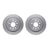 4512-65043 by DYNAMIC FRICTION COMPANY - GEOSPEC Coated Rotors with 5000 Brake Pads - Ceramic and Hardware