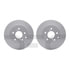 4512-67079 by DYNAMIC FRICTION COMPANY - GEOSPEC Coated Rotors with 5000 Brake Pads - Ceramic and Hardware