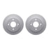 4512-67082 by DYNAMIC FRICTION COMPANY - GEOSPEC Coated Rotors with 5000 Brake Pads - Ceramic and Hardware