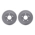 4512-67087 by DYNAMIC FRICTION COMPANY - GEOSPEC Coated Rotors with 5000 Brake Pads - Ceramic and Hardware