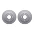 4512-67098 by DYNAMIC FRICTION COMPANY - GEOSPEC Coated Rotors with 5000 Brake Pads - Ceramic and Hardware