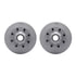 4512-48078 by DYNAMIC FRICTION COMPANY - GEOSPEC Coated Rotors with 5000 Brake Pads - Ceramic and Hardware