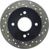 127.42016L by STOPTECH - StopTech Sport Drilled & Slotted Brake Rotor; Rear Left