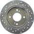 127.42016L by STOPTECH - StopTech Sport Drilled & Slotted Brake Rotor; Rear Left