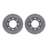 4512-48112 by DYNAMIC FRICTION COMPANY - GEOSPEC Coated Rotors with 5000 Brake Pads - Ceramic and Hardware