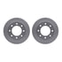 4512-48113 by DYNAMIC FRICTION COMPANY - GEOSPEC Coated Rotors with 5000 Brake Pads - Ceramic and Hardware