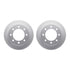 4512-48114 by DYNAMIC FRICTION COMPANY - GEOSPEC Coated Rotors with 5000 Brake Pads - Ceramic and Hardware