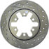 127.42024L by STOPTECH - StopTech Sport Drilled & Slotted Brake Rotor; Front Left
