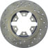 127.42024L by STOPTECH - StopTech Sport Drilled & Slotted Brake Rotor; Front Left