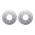 4512-48115 by DYNAMIC FRICTION COMPANY - GEOSPEC Coated Rotors with 5000 Brake Pads - Ceramic and Hardware