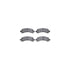 4512-48117 by DYNAMIC FRICTION COMPANY - GEOSPEC Coated Rotors with 5000 Brake Pads - Ceramic and Hardware