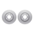 4512-48124 by DYNAMIC FRICTION COMPANY - GEOSPEC Coated Rotors with 5000 Brake Pads - Ceramic and Hardware