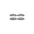4512-48128 by DYNAMIC FRICTION COMPANY - GEOSPEC Coated Rotors with 5000 Brake Pads - Ceramic and Hardware