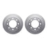 4512-48130 by DYNAMIC FRICTION COMPANY - GEOSPEC Coated Rotors with 5000 Brake Pads - Ceramic and Hardware