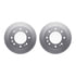 4512-48156 by DYNAMIC FRICTION COMPANY - Geospec Rotors with 5000 Advanced Brake Pads includes Hardware