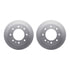 4512-48157 by DYNAMIC FRICTION COMPANY - Geospec Rotors with 5000 Advanced Brake Pads includes Hardware