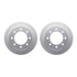 4512-48244 by DYNAMIC FRICTION COMPANY - Geospec Rotors with 5000 Advanced Brake Pads includes Hardware