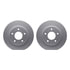 4512-52022 by DYNAMIC FRICTION COMPANY - GEOSPEC Coated Rotors with 5000 Brake Pads - Ceramic and Hardware