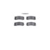 4512-52022 by DYNAMIC FRICTION COMPANY - GEOSPEC Coated Rotors with 5000 Brake Pads - Ceramic and Hardware