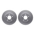 4512-52023 by DYNAMIC FRICTION COMPANY - GEOSPEC Coated Rotors with 5000 Brake Pads - Ceramic and Hardware